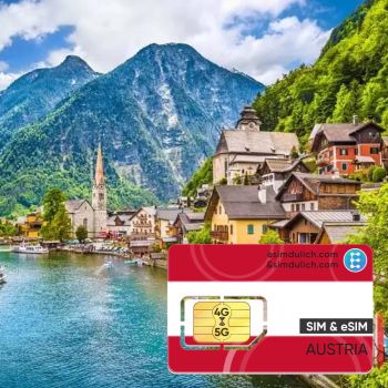 Sim Du Lịch Áo 15 Ngày Tốc Độ Cao (Austria)